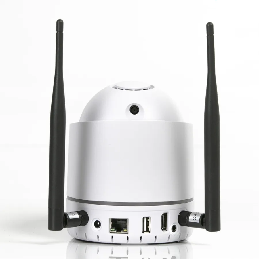 TOMi 8 with antennas and ports